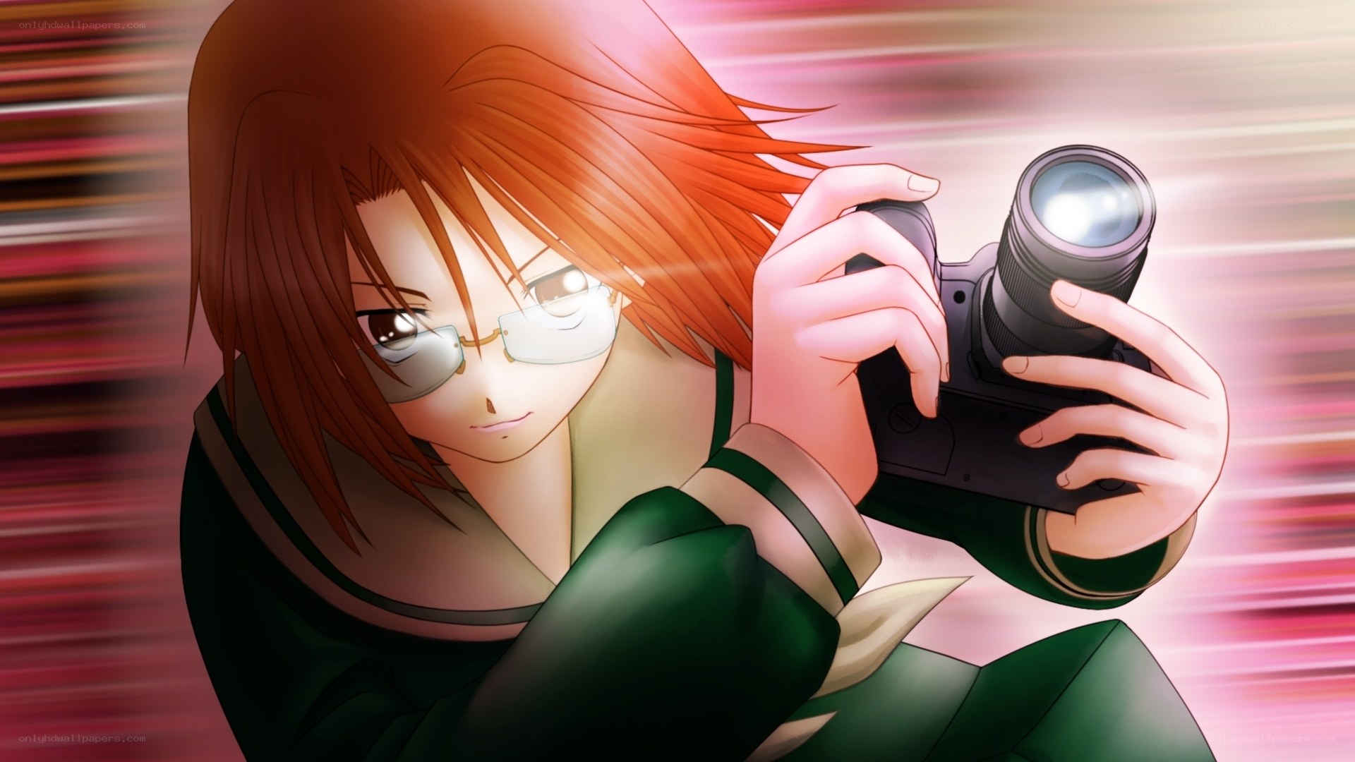 anime character with camera