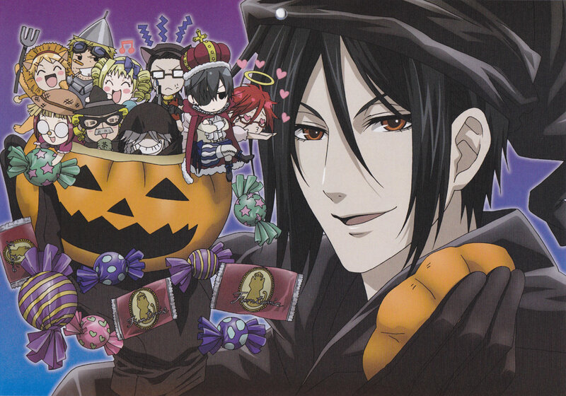 Anime Character with Candy — Black