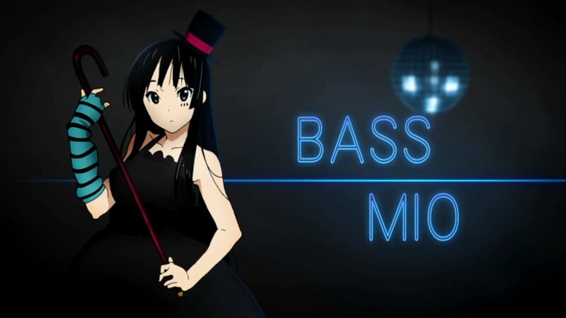 anime character with cane and neon sign