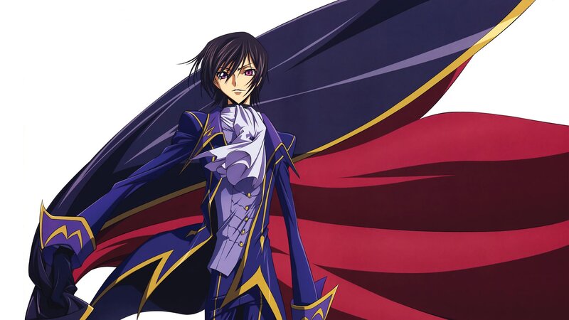 Anime Character with Cape — Blue