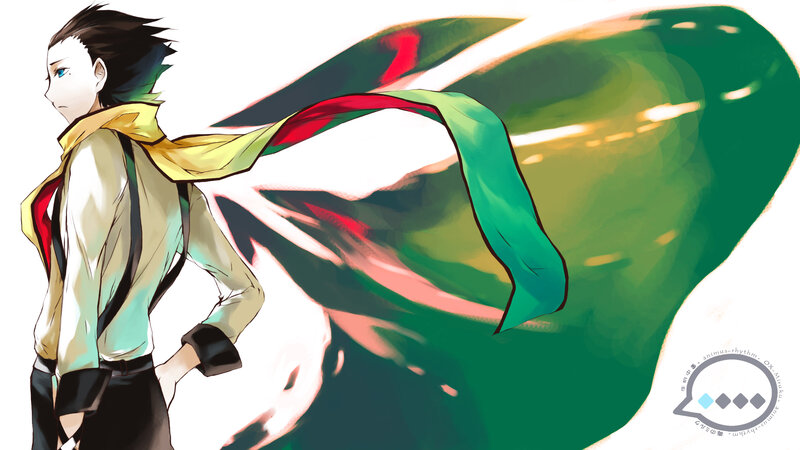 Anime Character with Cape — Green