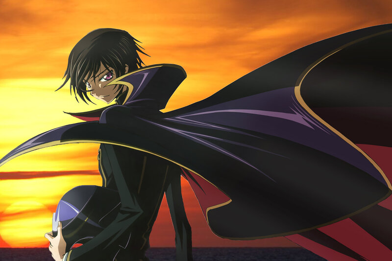 Anime Character with Cape — Orange