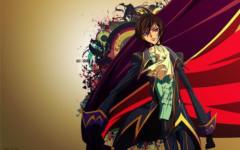 Anime Character with Cape — Purple, Dramatic, Saber