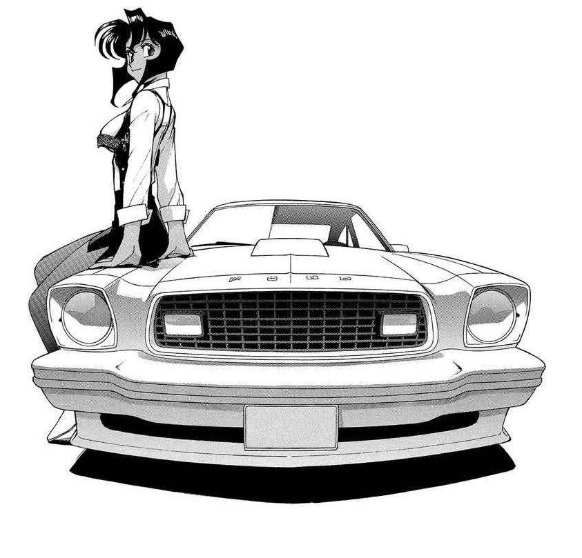 anime character with car
