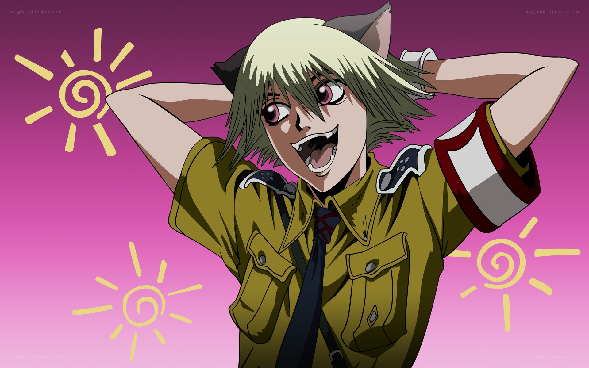 anime character with cat ears