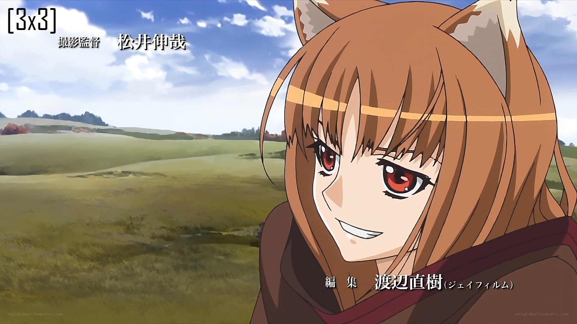 Anime character with cat ears