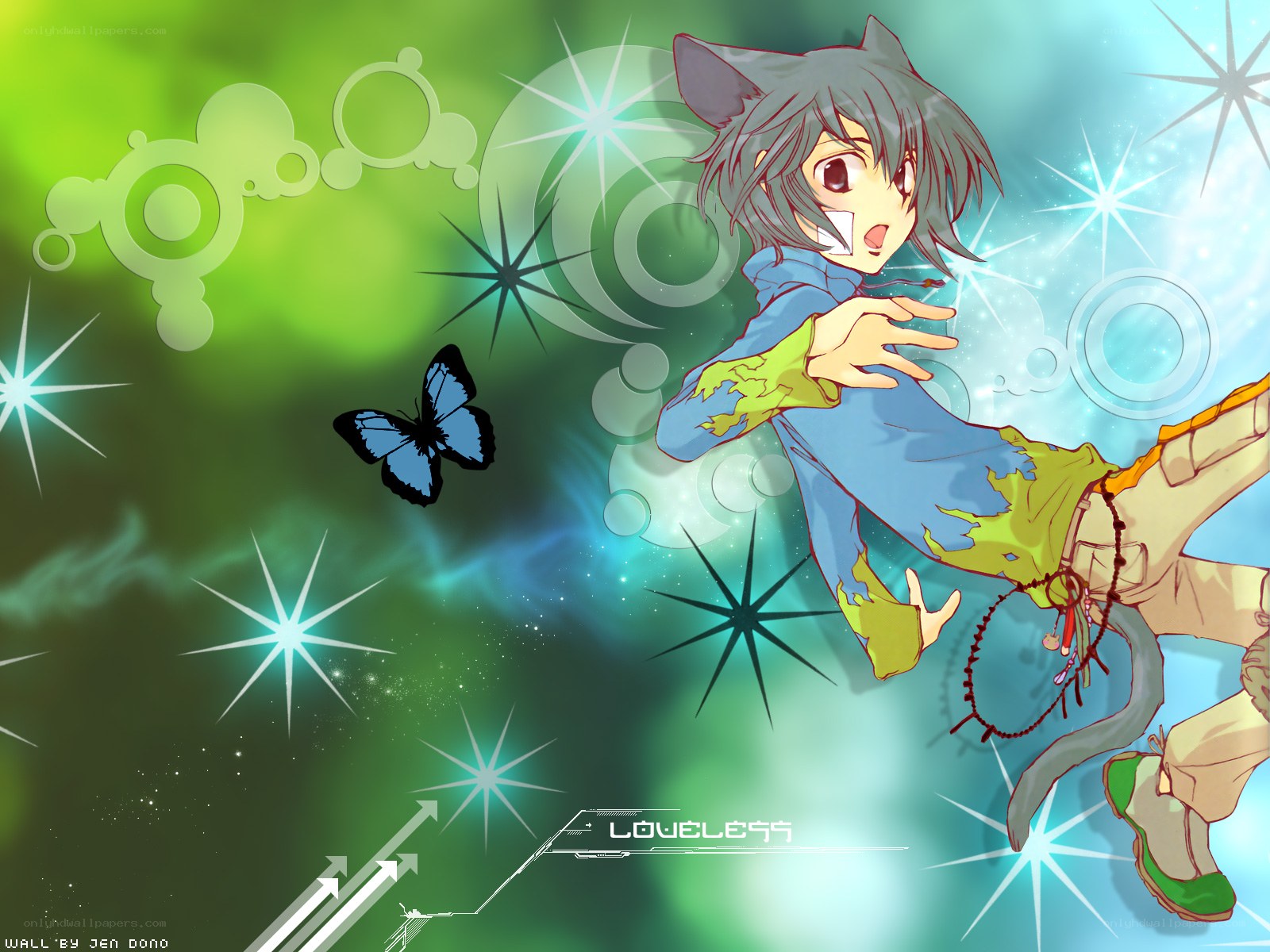 anime character with cat ears