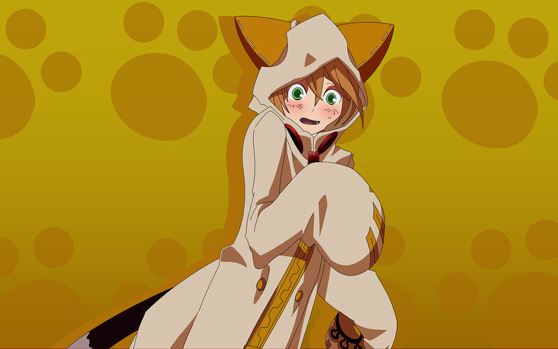 anime character with cat ears