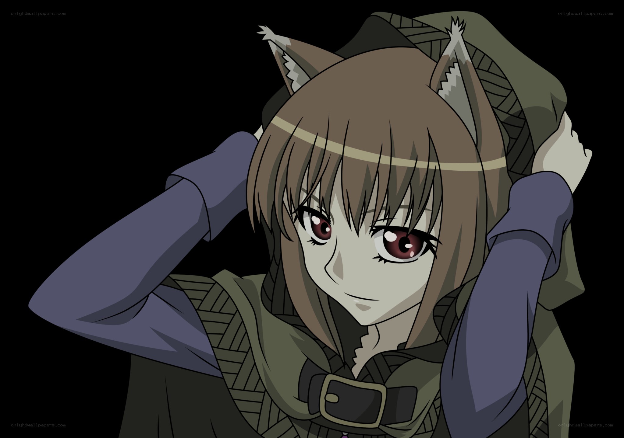 anime character with cat ears