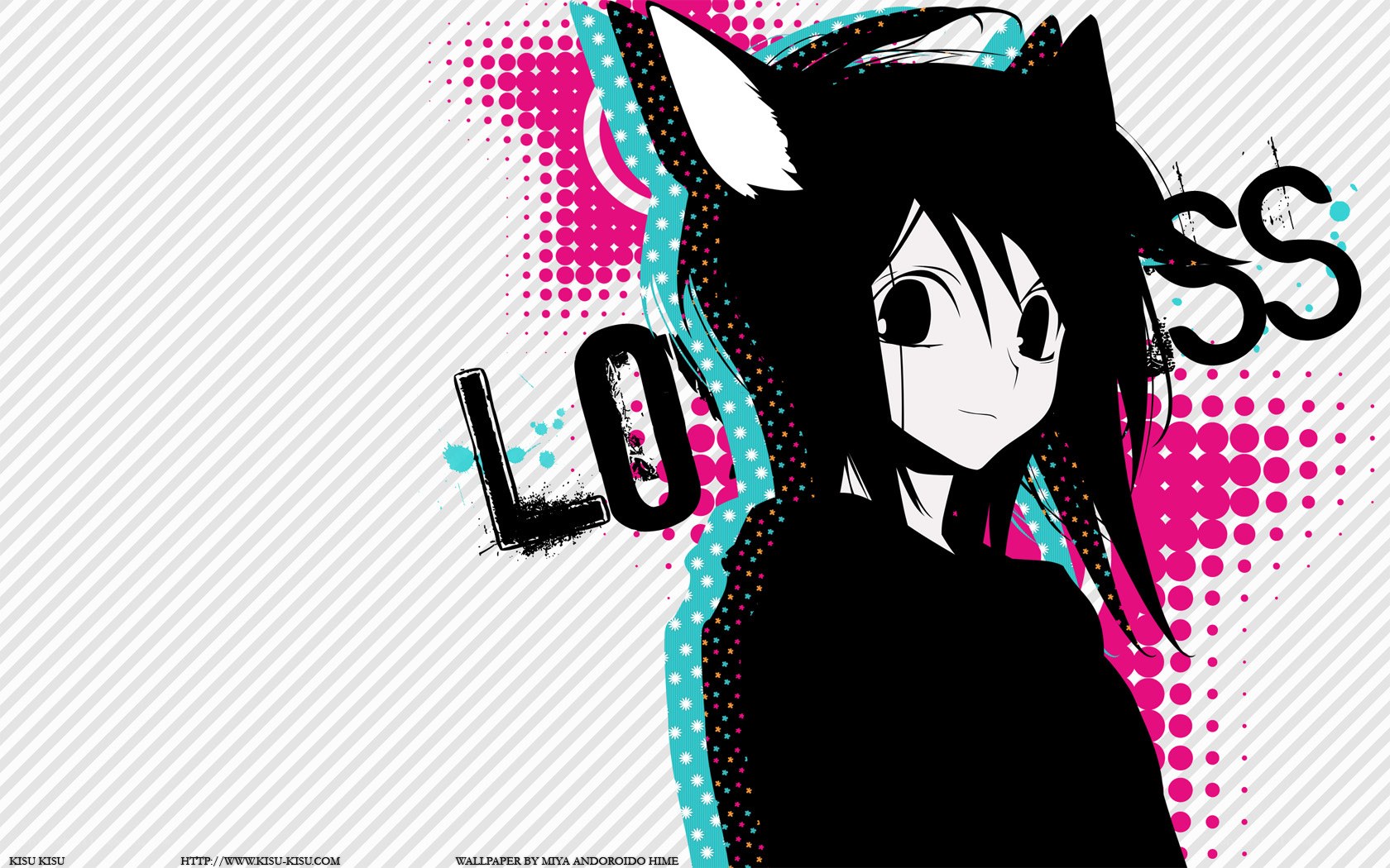 anime character with cat ears