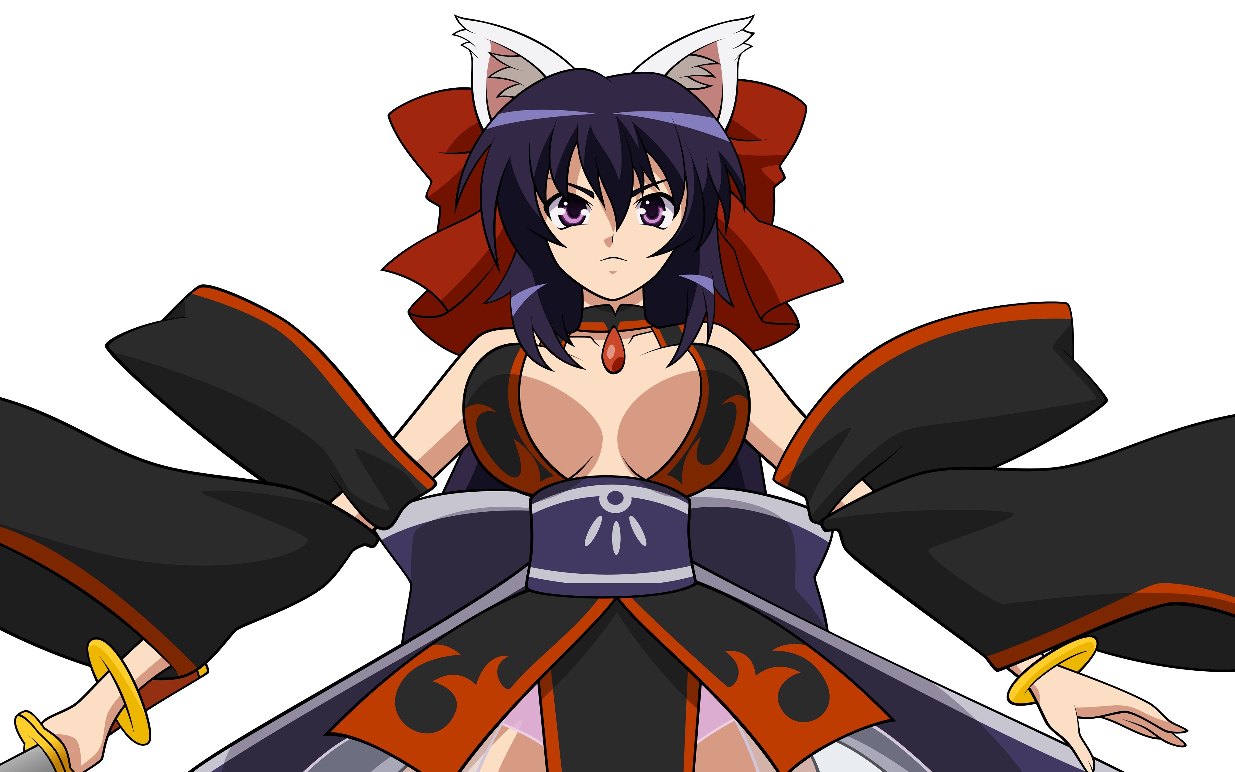 anime character with cat ears