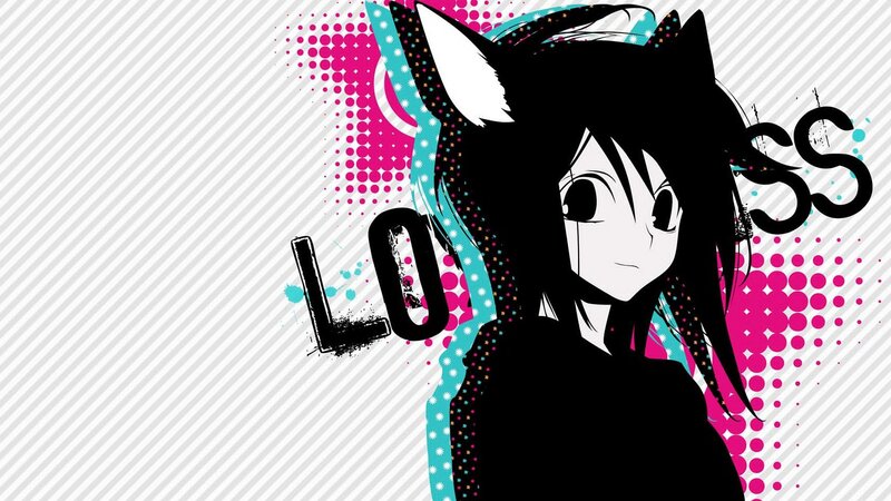 anime character with cat ears