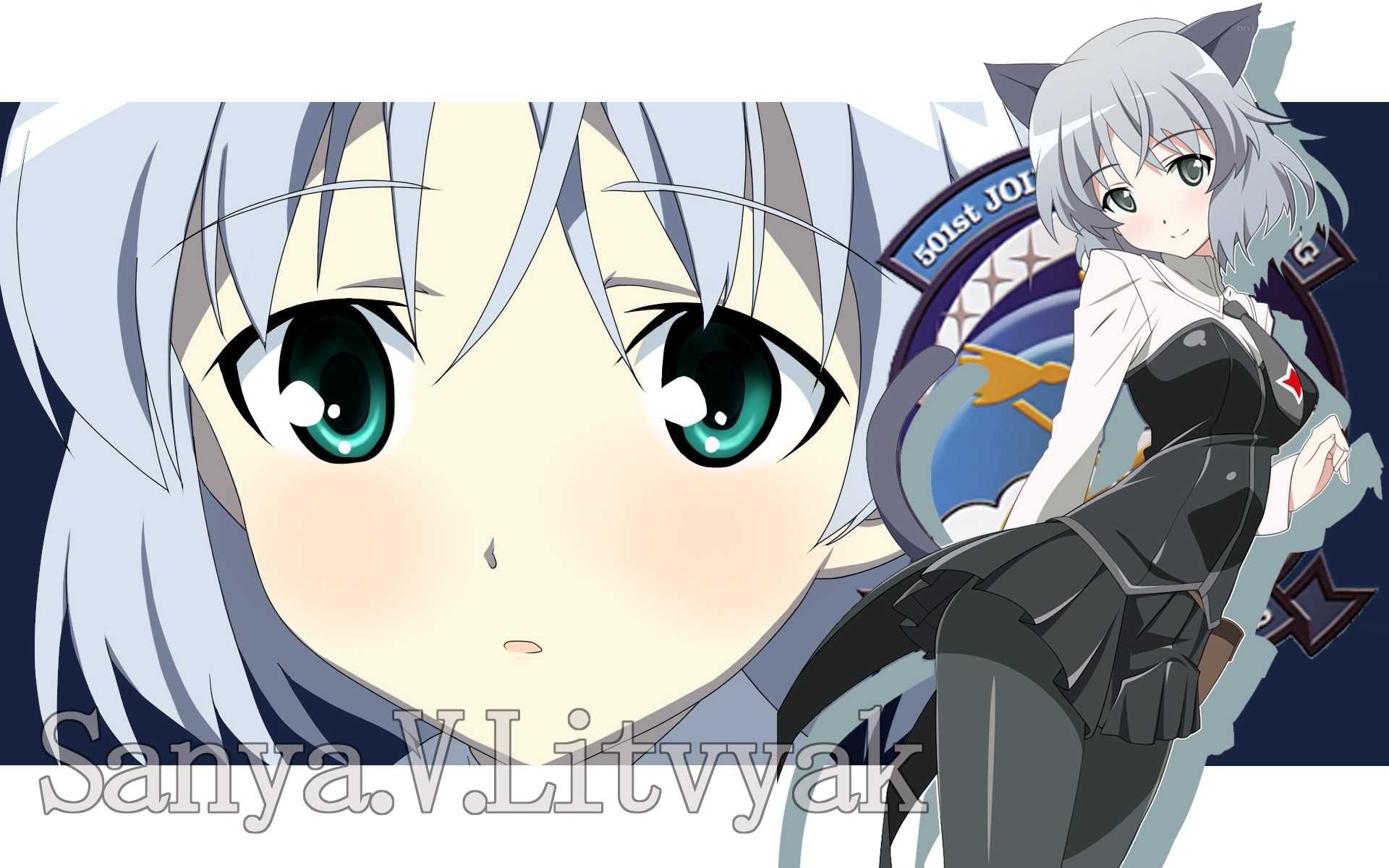 Anime character with cat ears