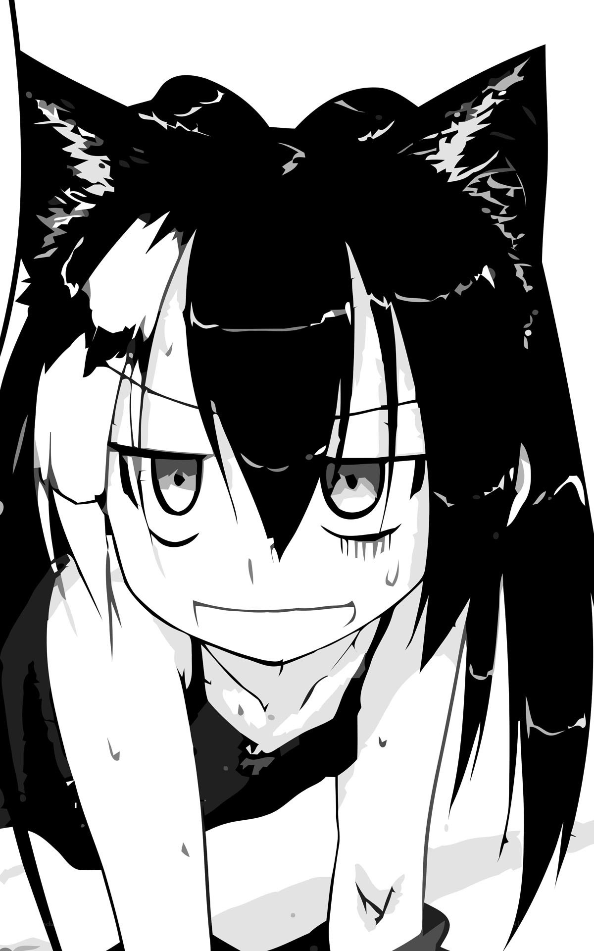 anime character with cat ears