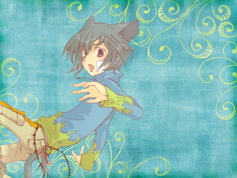 anime character with cat ears