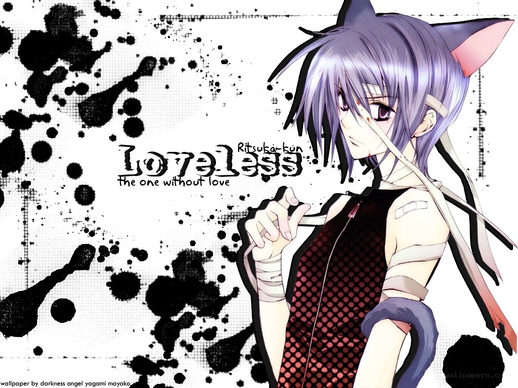 Anime character with cat ears