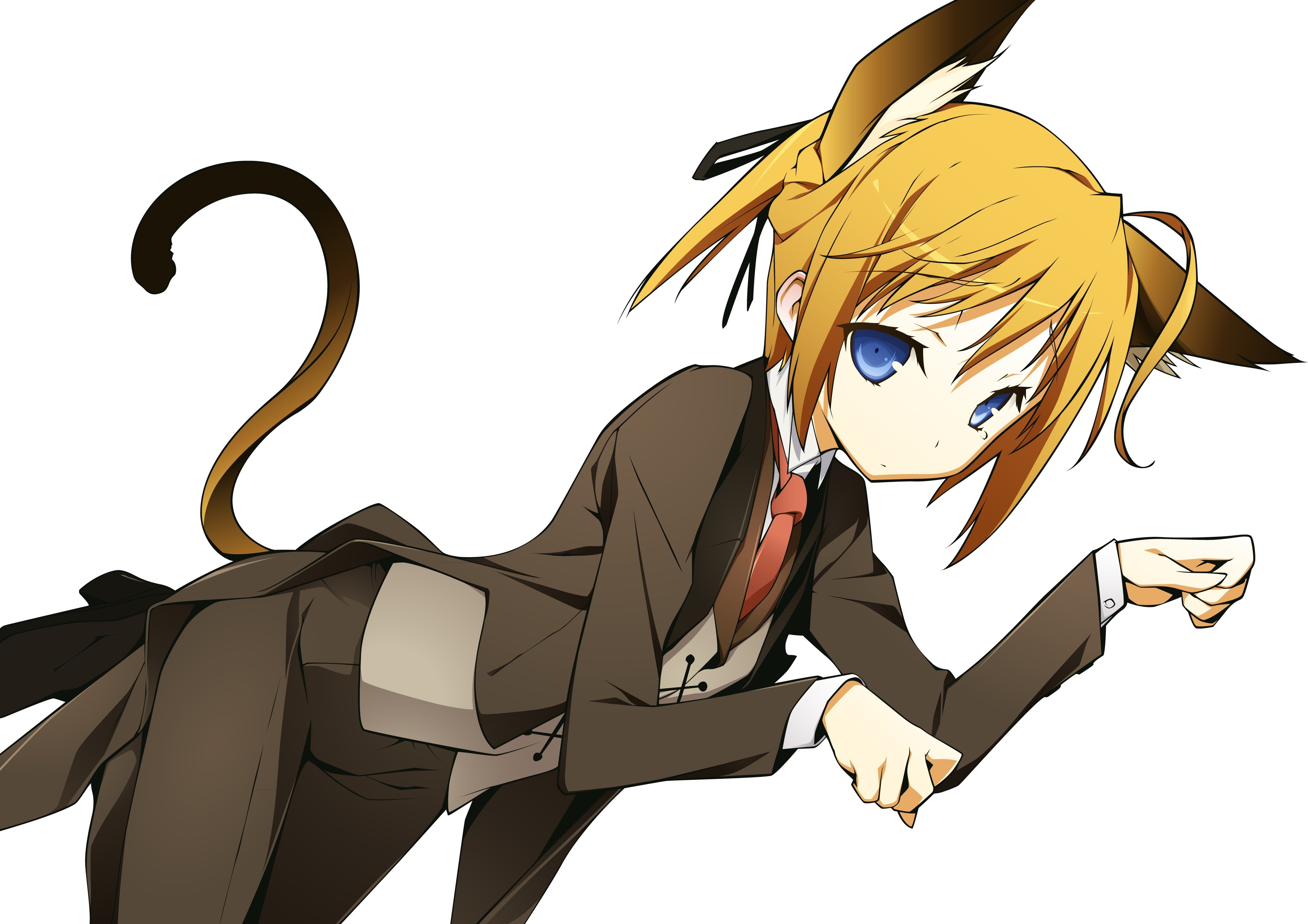 anime character with cat ears