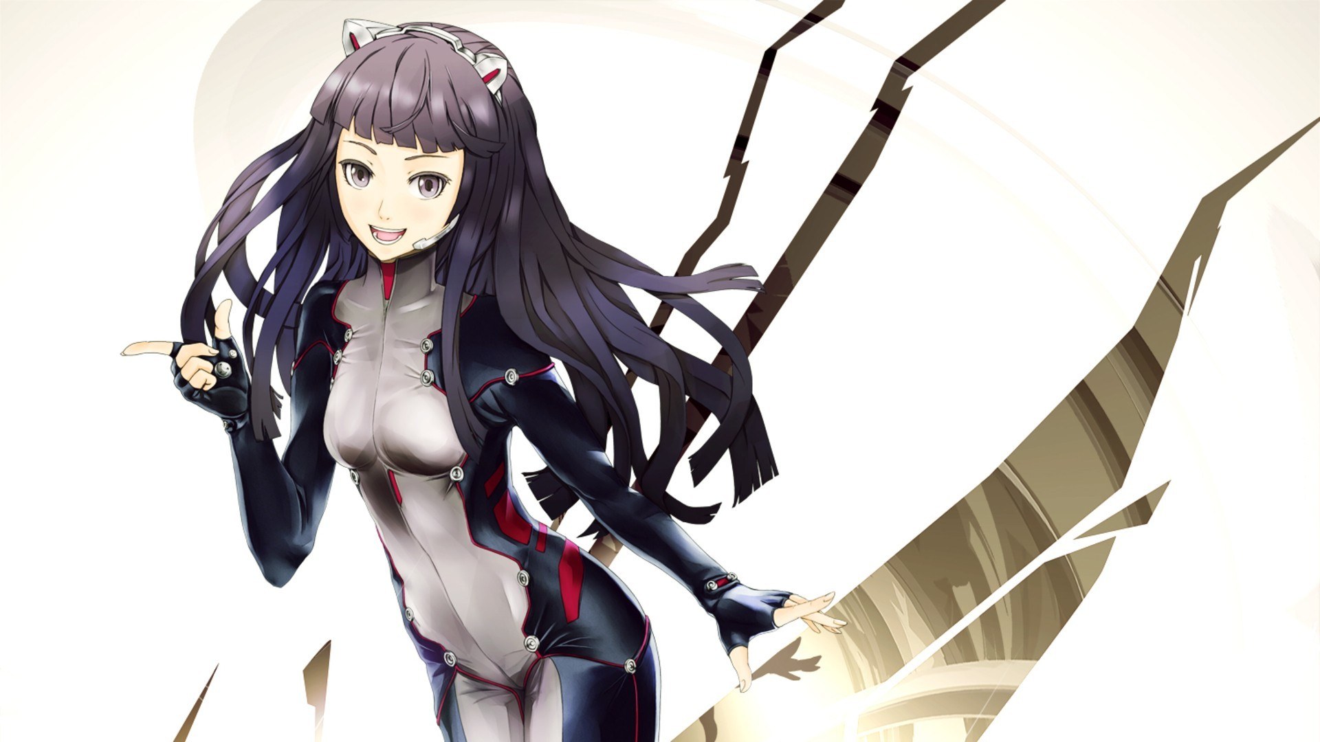 anime character with cat ears
