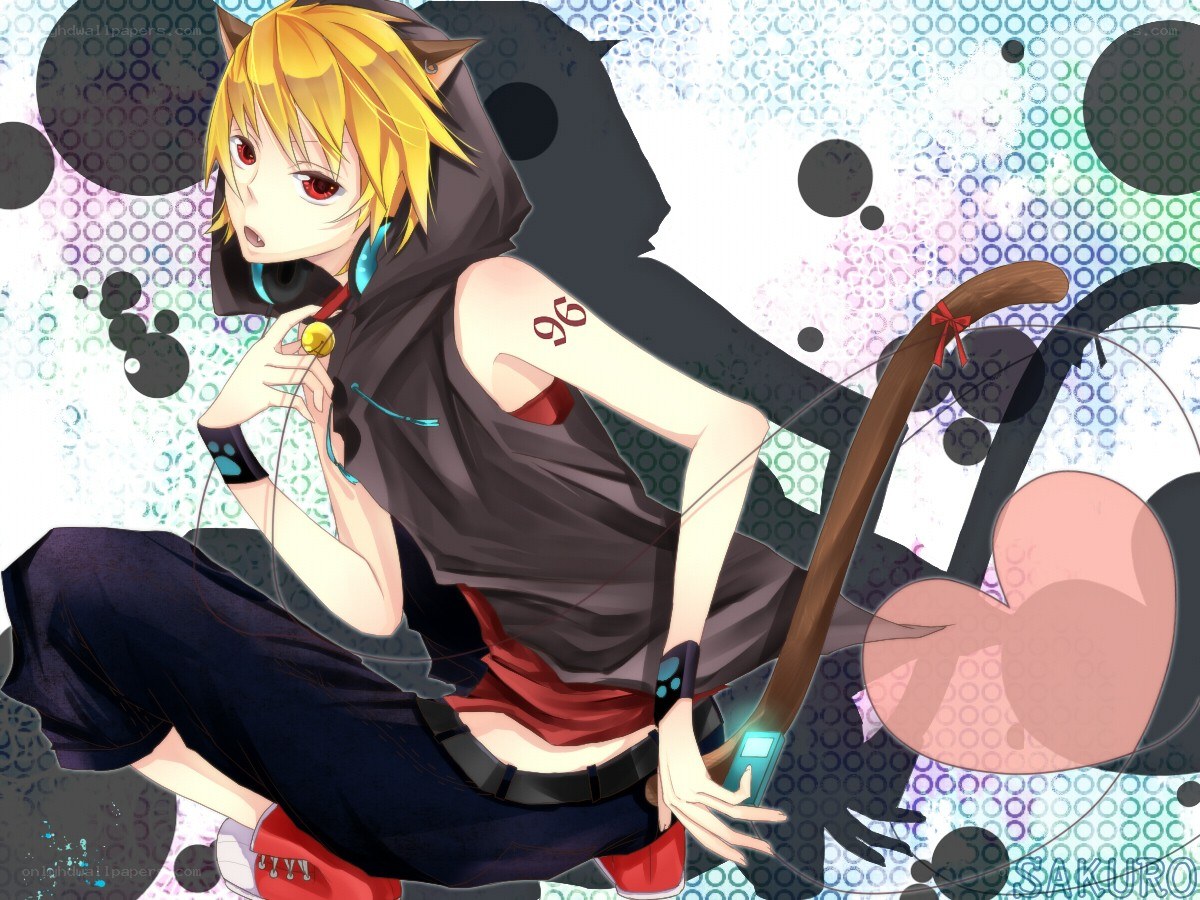 anime character with cat ears