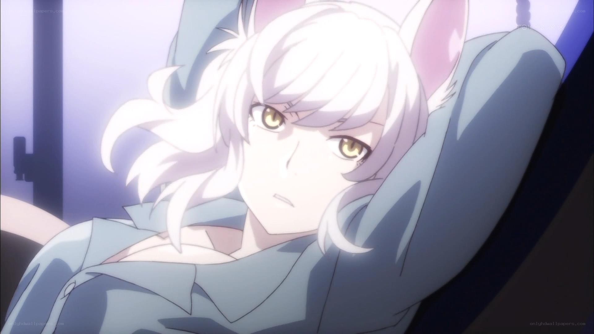 anime character with cat ears