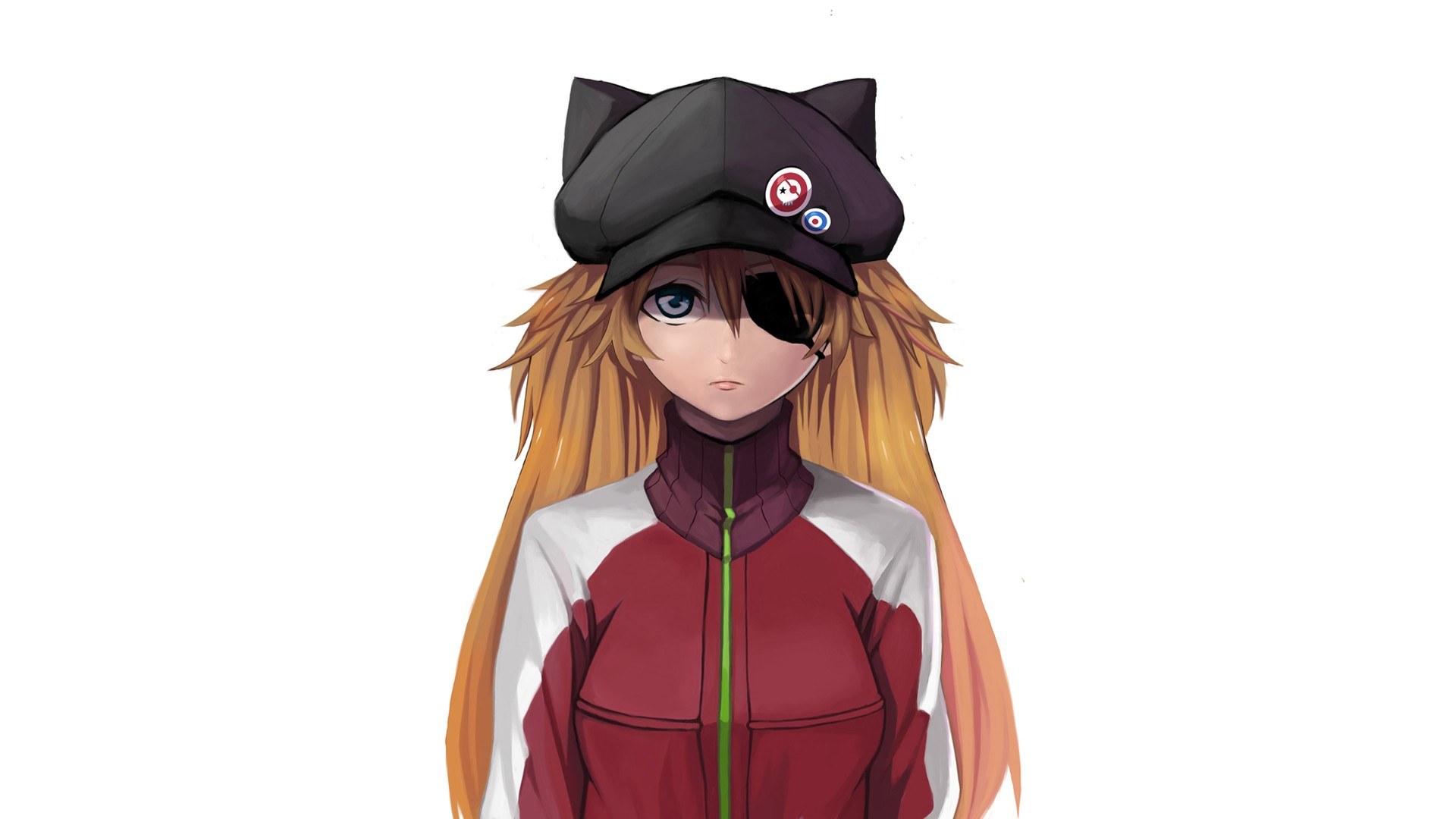 anime character with cat hat