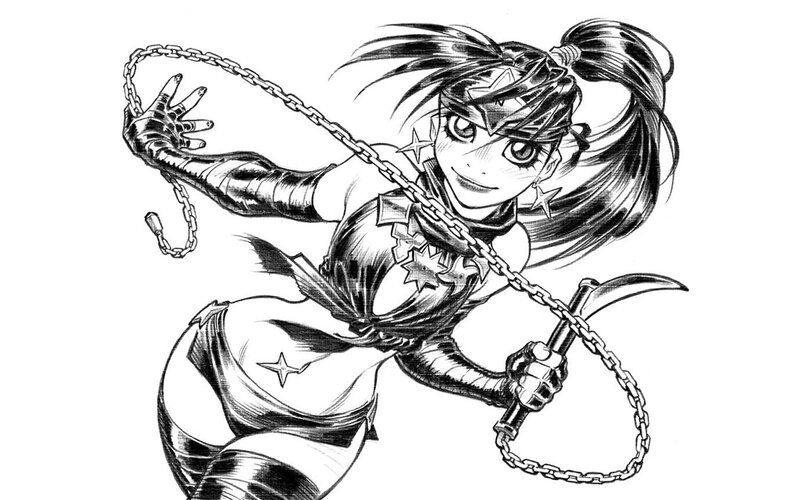 anime character with chain weapon