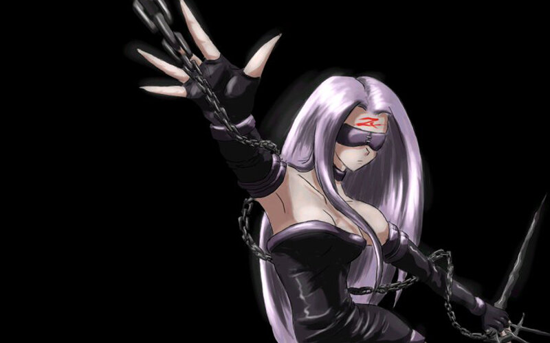 anime character with chains