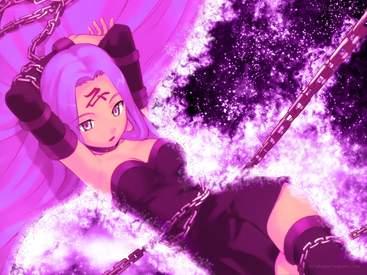 Anime character with chains