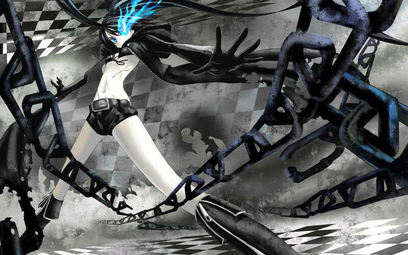 Anime character with chains