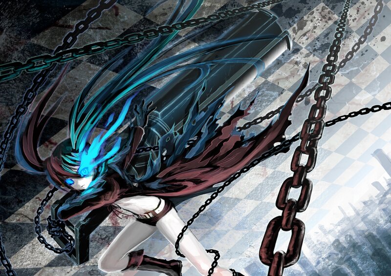 Anime character with chains