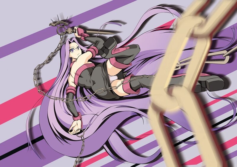 anime character with chains