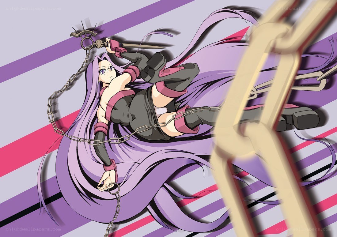 anime character with chains