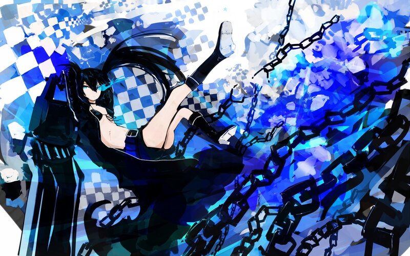 anime character with chains