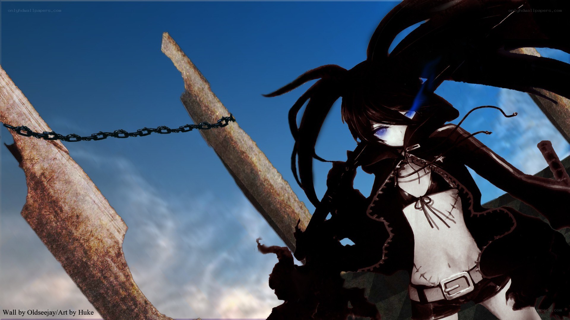 anime character with chains