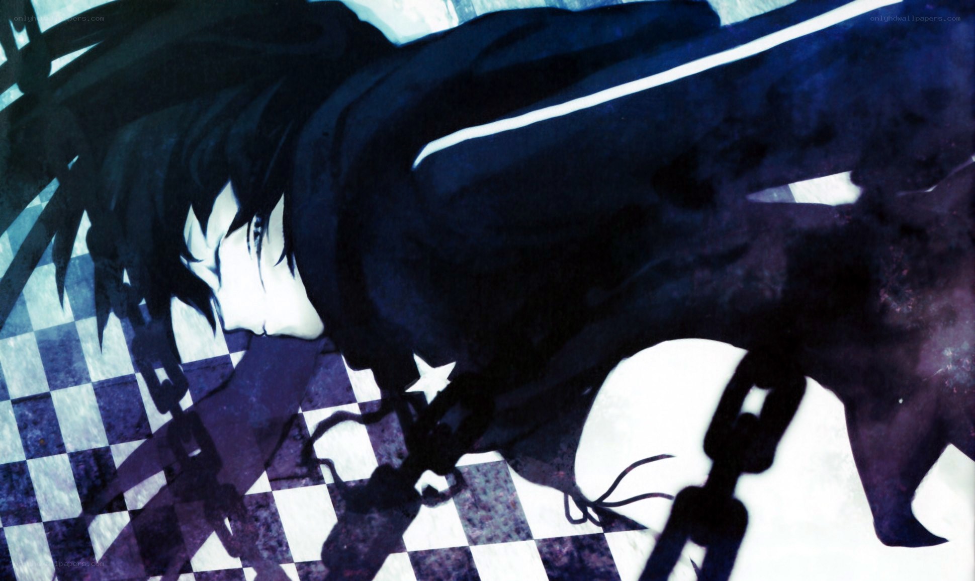 anime character with chains