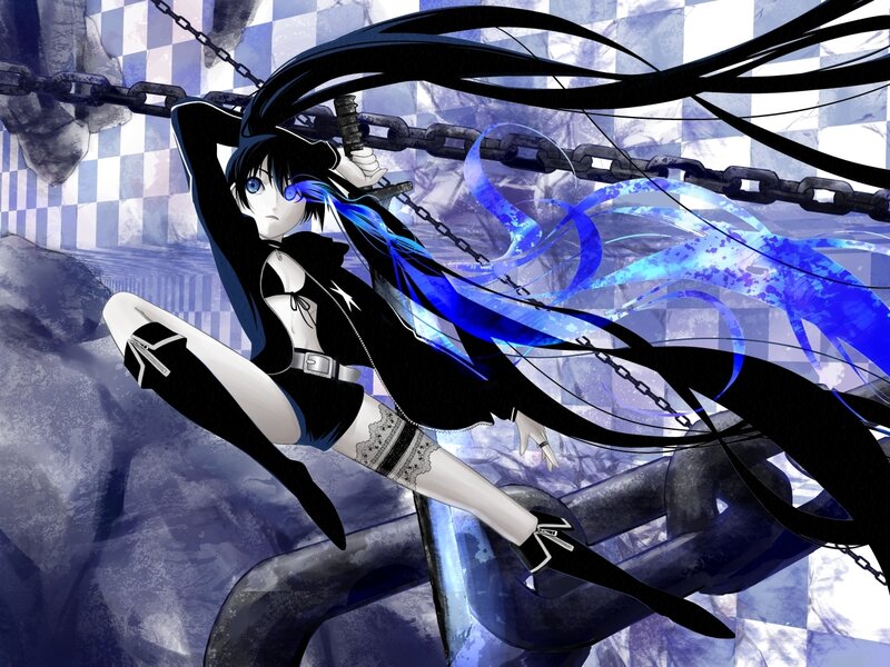 anime character with chains