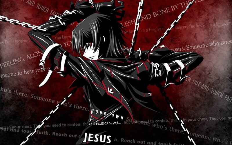 Anime character with chains