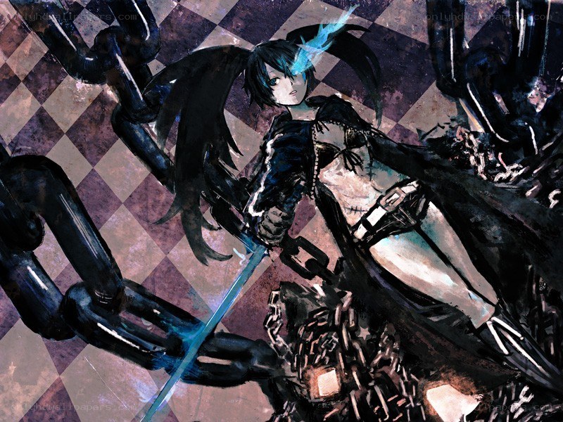 anime character with chains