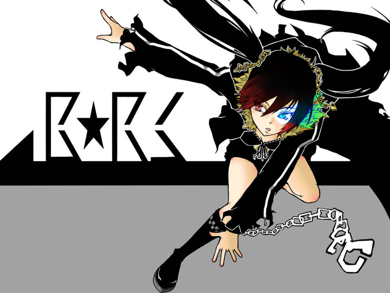 Anime Character with Chains — Black