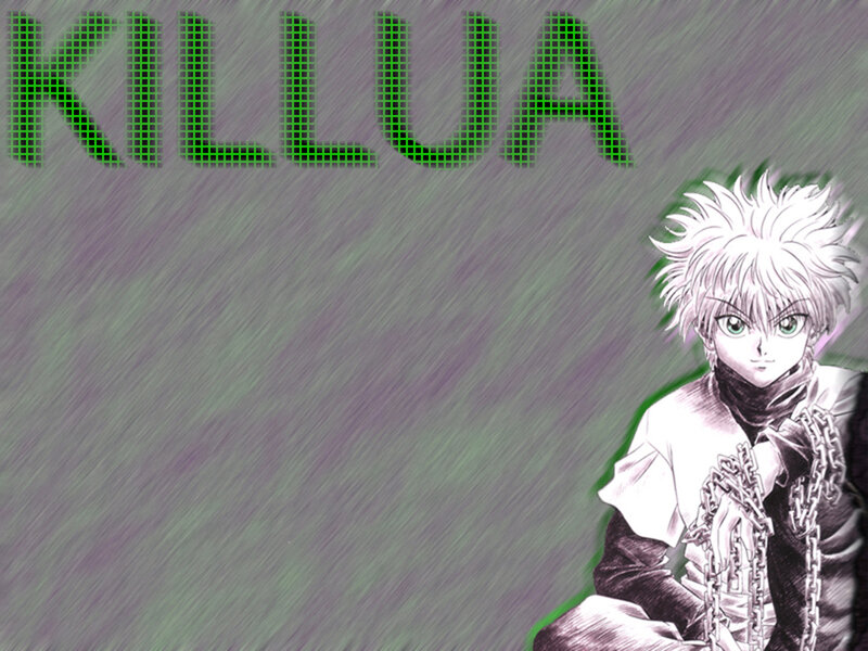 Anime Character with Chains — Gray