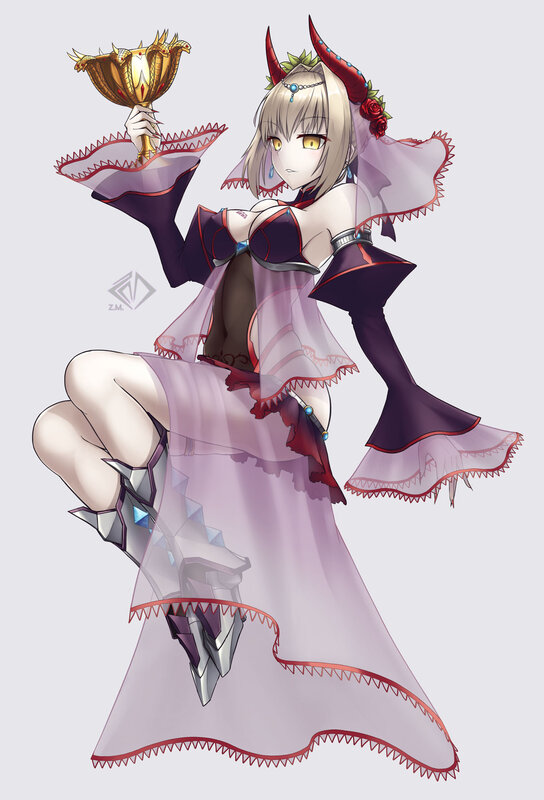 Anime Character with Chalice