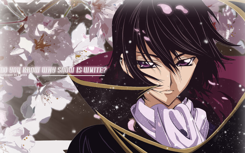 anime character with cherry blossoms