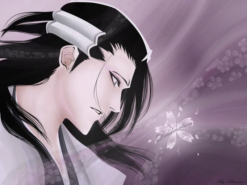 anime character with cherry blossoms