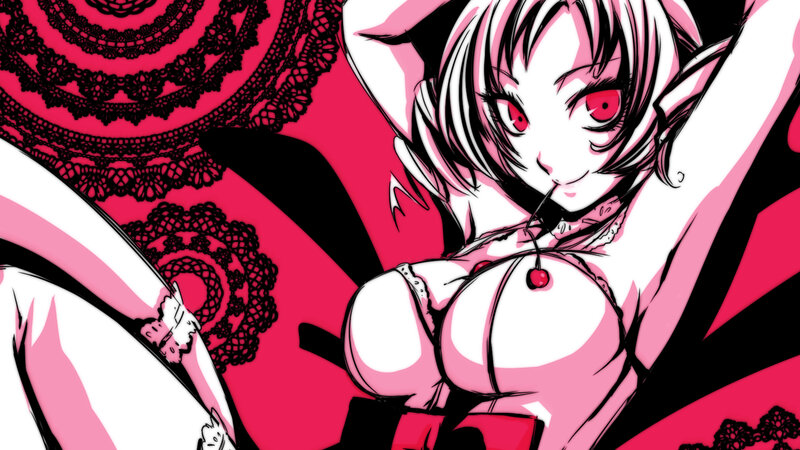 anime character with cherry