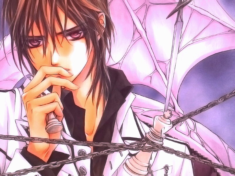anime character with chess pieces