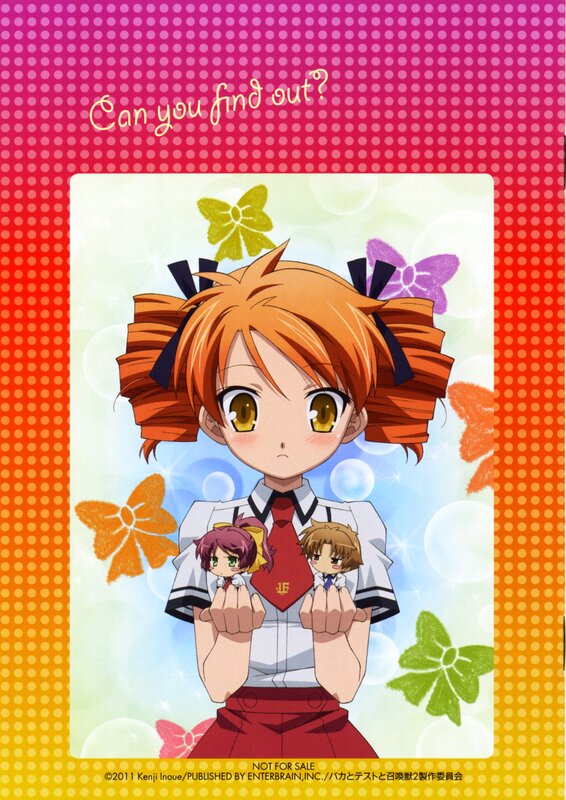 Anime character with chibi figures