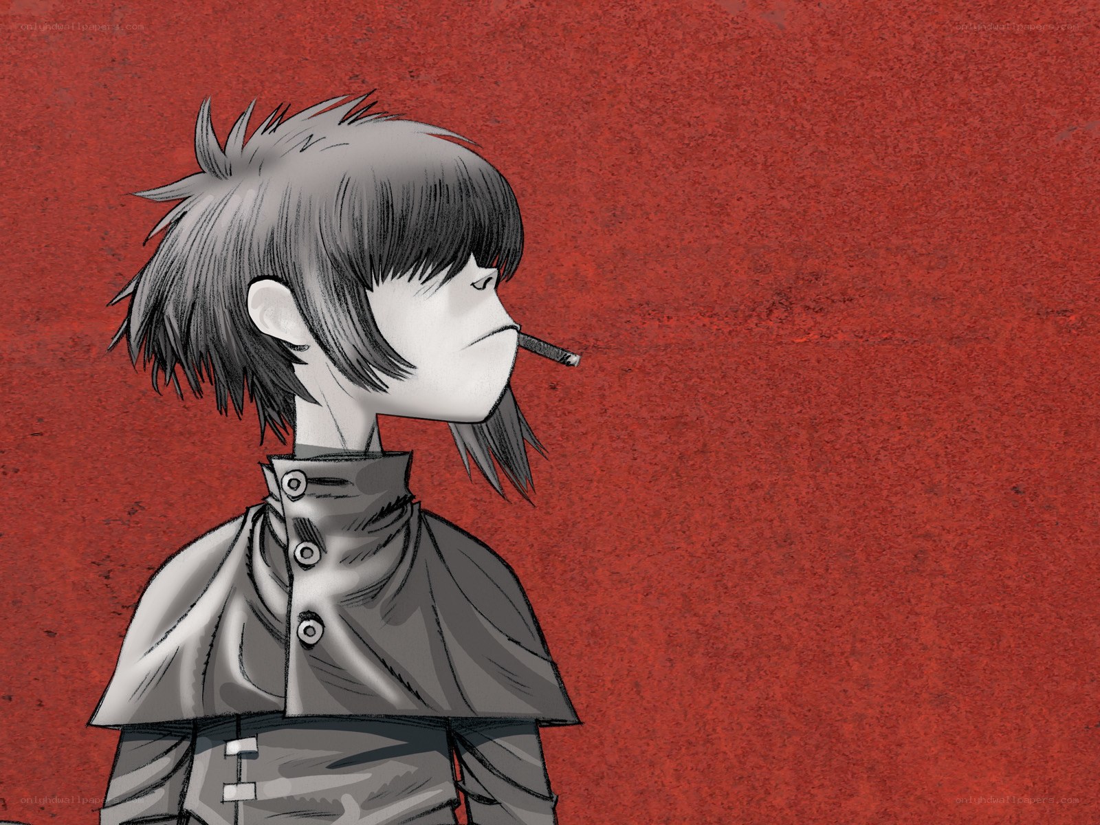 anime character with cigarette