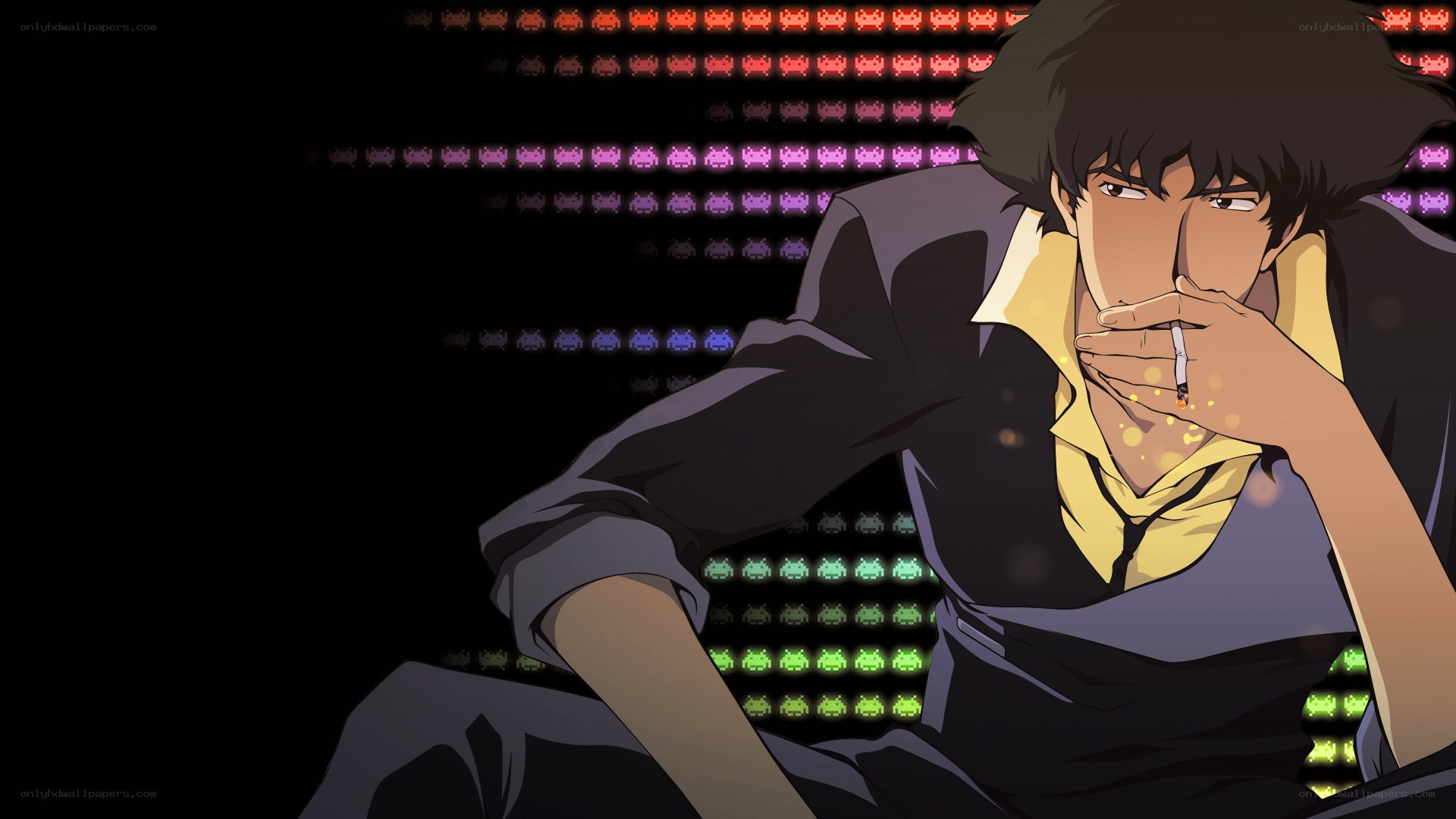 anime character with cigarette