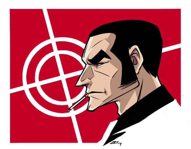 anime character with cigarette