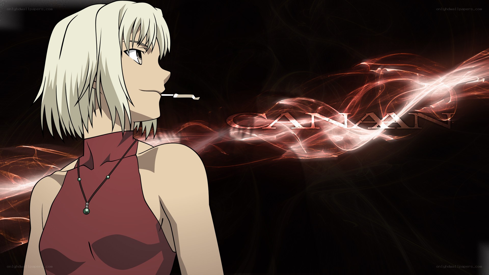 Anime character with cigarette